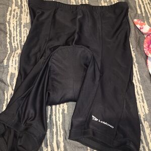 Lemon Black Activewear Shorts